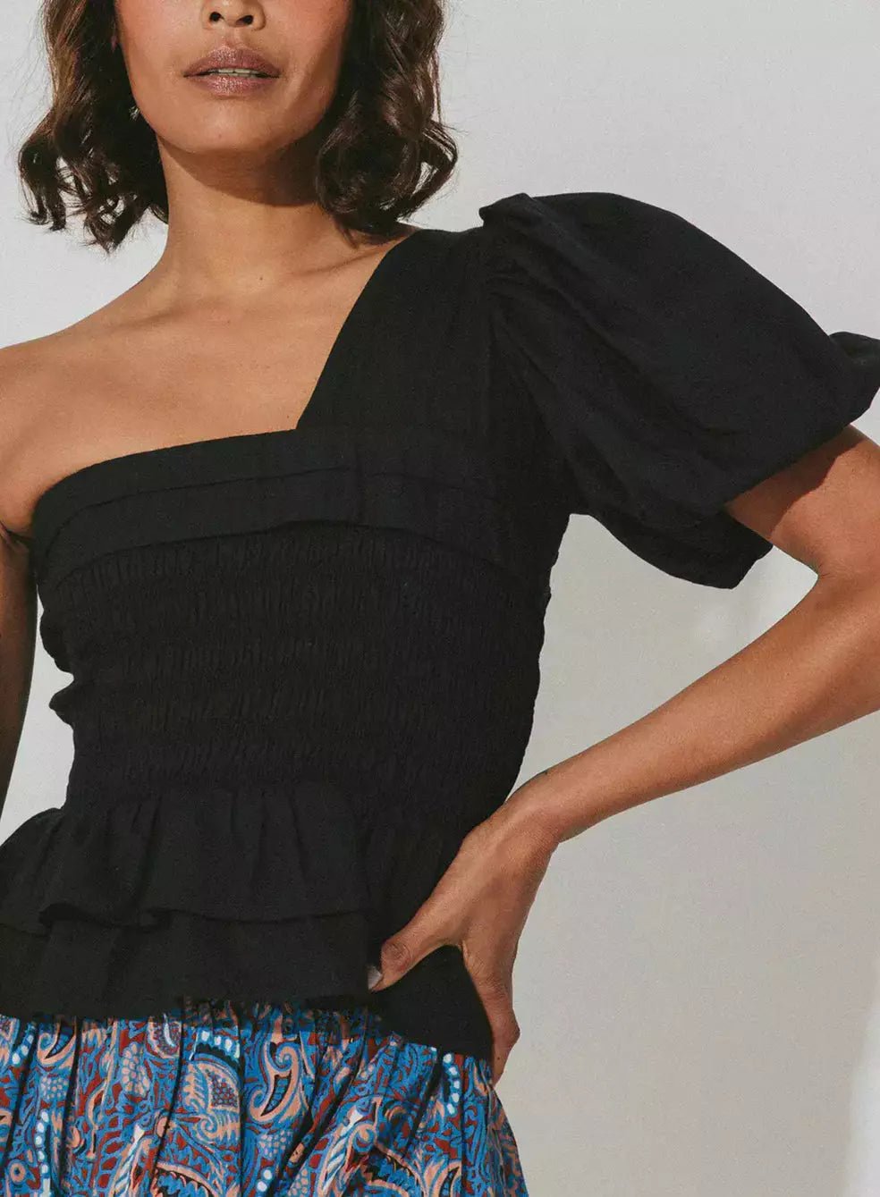 Cleobella Kassi One - Shoulder Top - Endless Waves