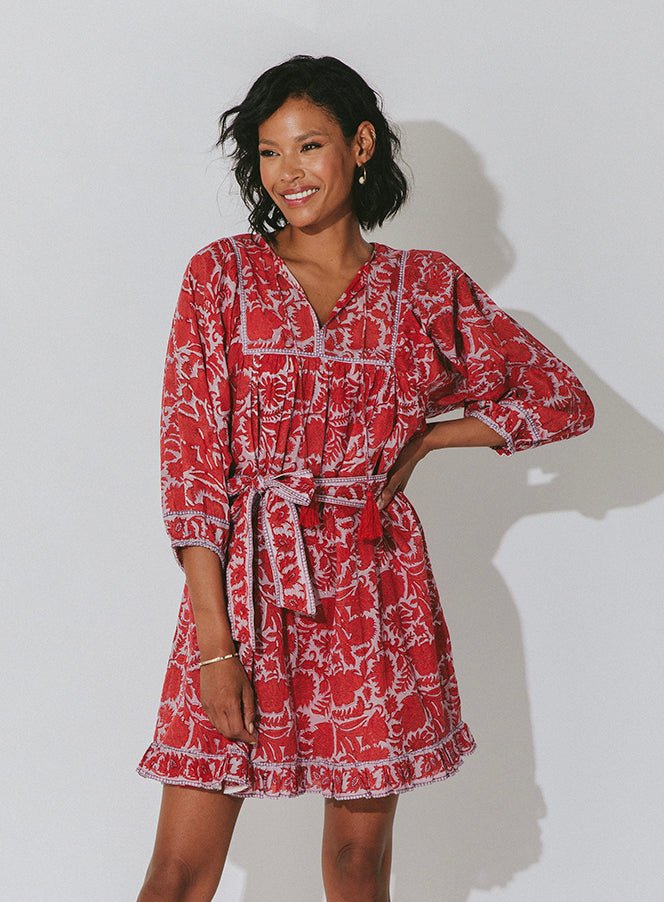 Cleobella Kaz Mini Dress - Endless Waves