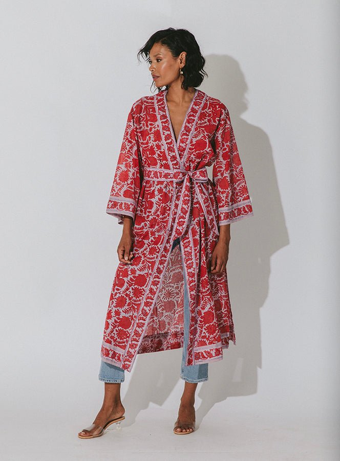 Cleobella Cleobella Zoya Duster Endless Waves