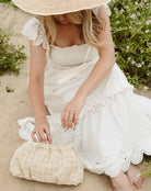 Cleobella Cleobella Aleza Macrame Clutch Endless Waves