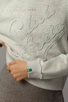 Club Soda Appliqué Crew - Neck Sweatshirt - Endless Waves