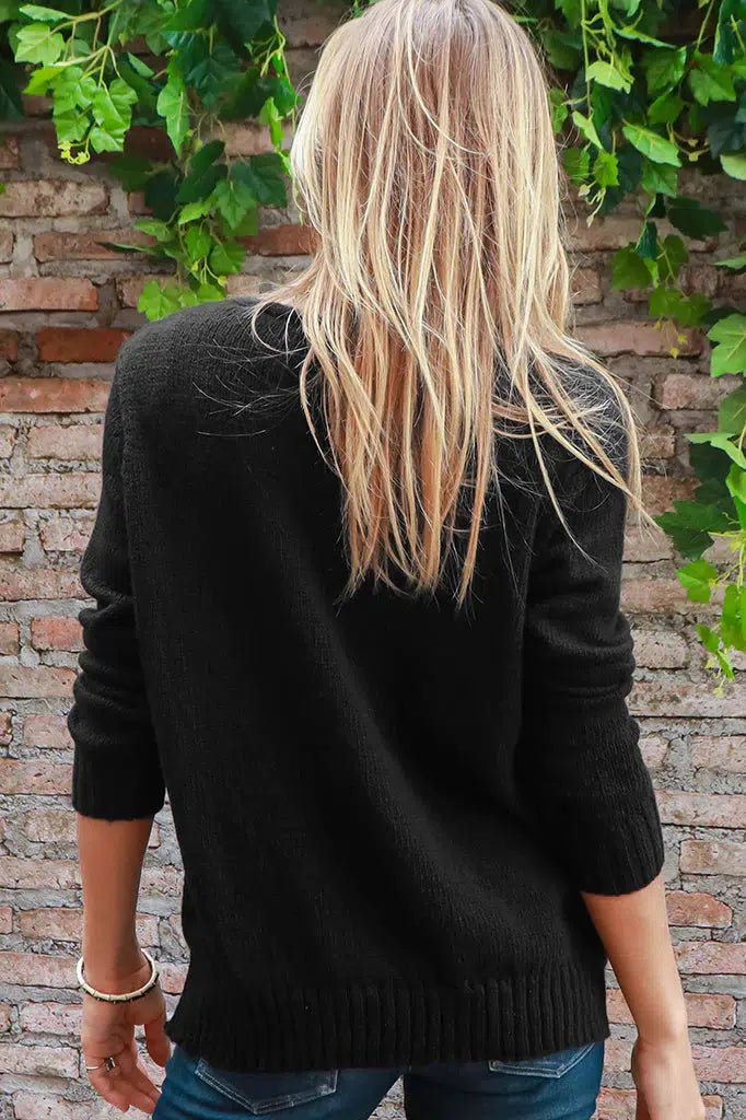 Wooden Ships Wooden Ships Cocktail O'Clock Lightweight V - Neck Sweater Endless Waves