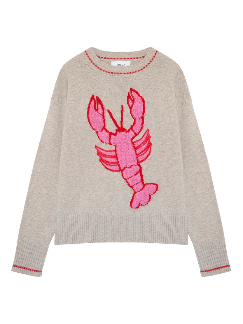 Cocoa Cashmere Lobster Jumper