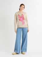 Cocoa Cashmere Lobster Jumper