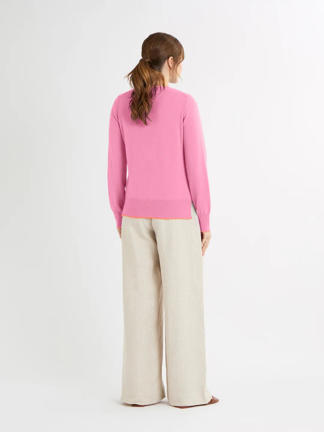 Cocoa Cashmere Millennial Pink Lou Jumper