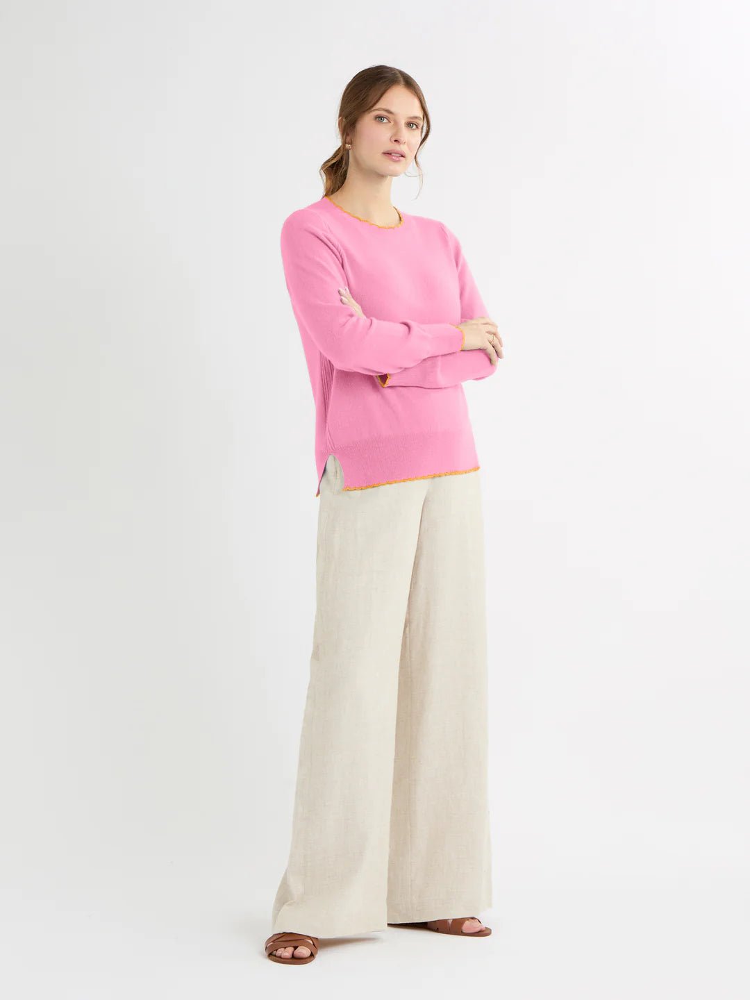 Cocoa Cashmere Millennial Pink Lou Jumper
