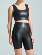 Commando Commando Faux Leather Bike Short Endless Waves