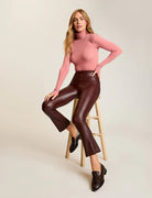 Commando Commando Faux Leather Crop Flare Endless Waves