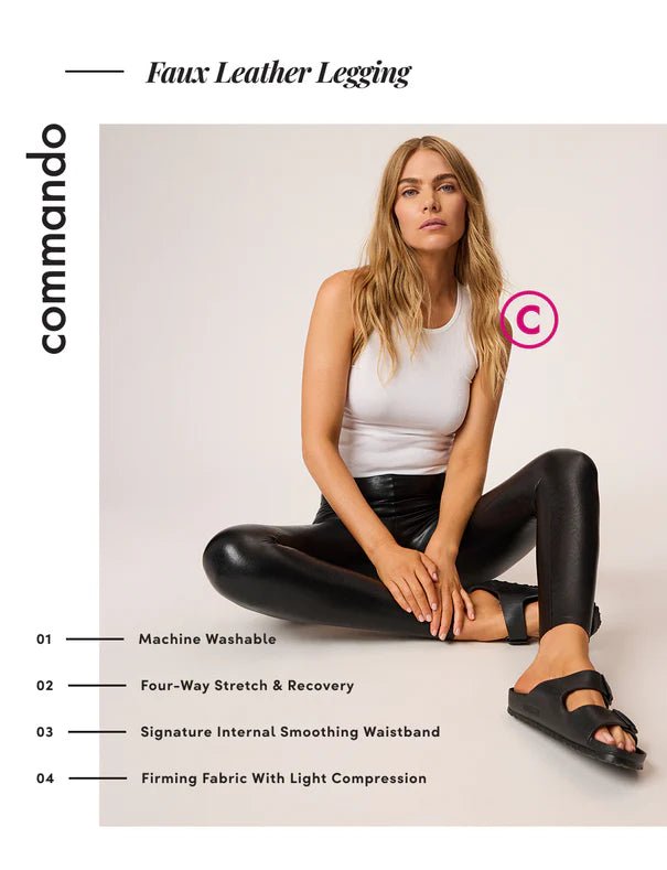 Commando Commando Faux Leather Leggings Endless Waves
