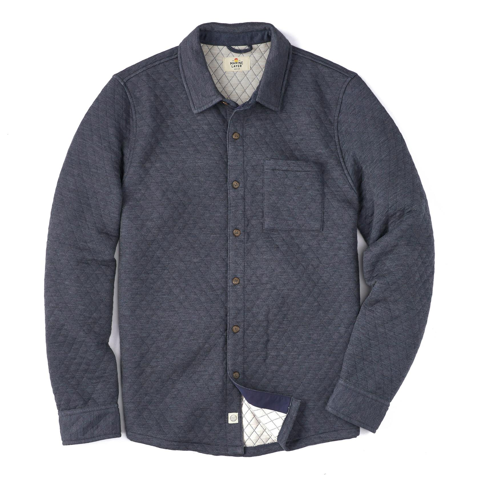 Marine Layer Marine Layer Corbet Quilted Overshirt Endless Waves