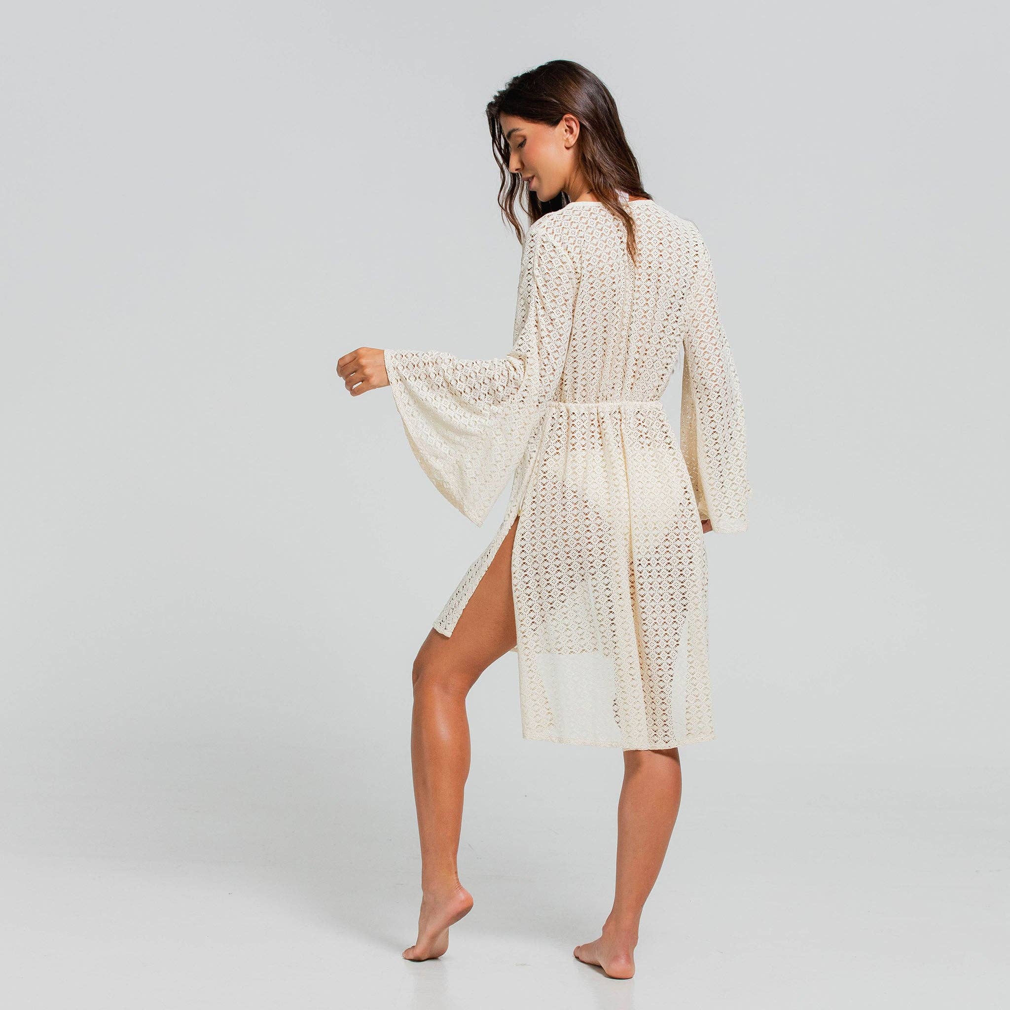 Cosita Linda Ethereal Crochet Kimono