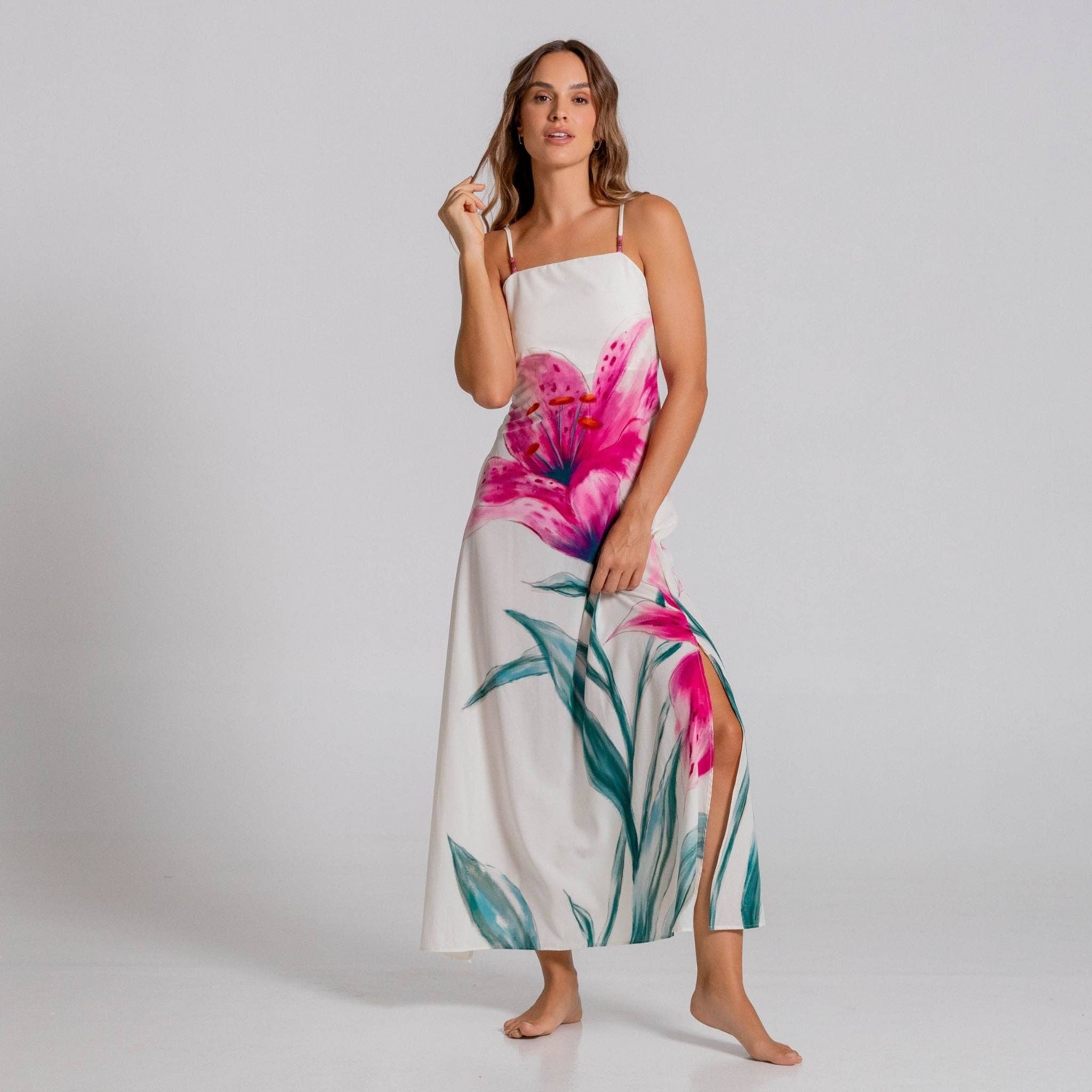 Cosita Linda Orchid Riviere Maxi Dress