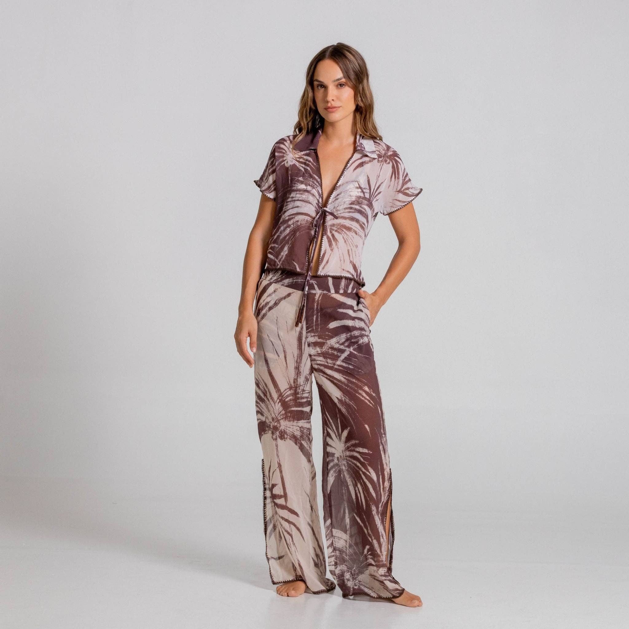 Cosita Linda Palm Breeze Relaxed Shirt