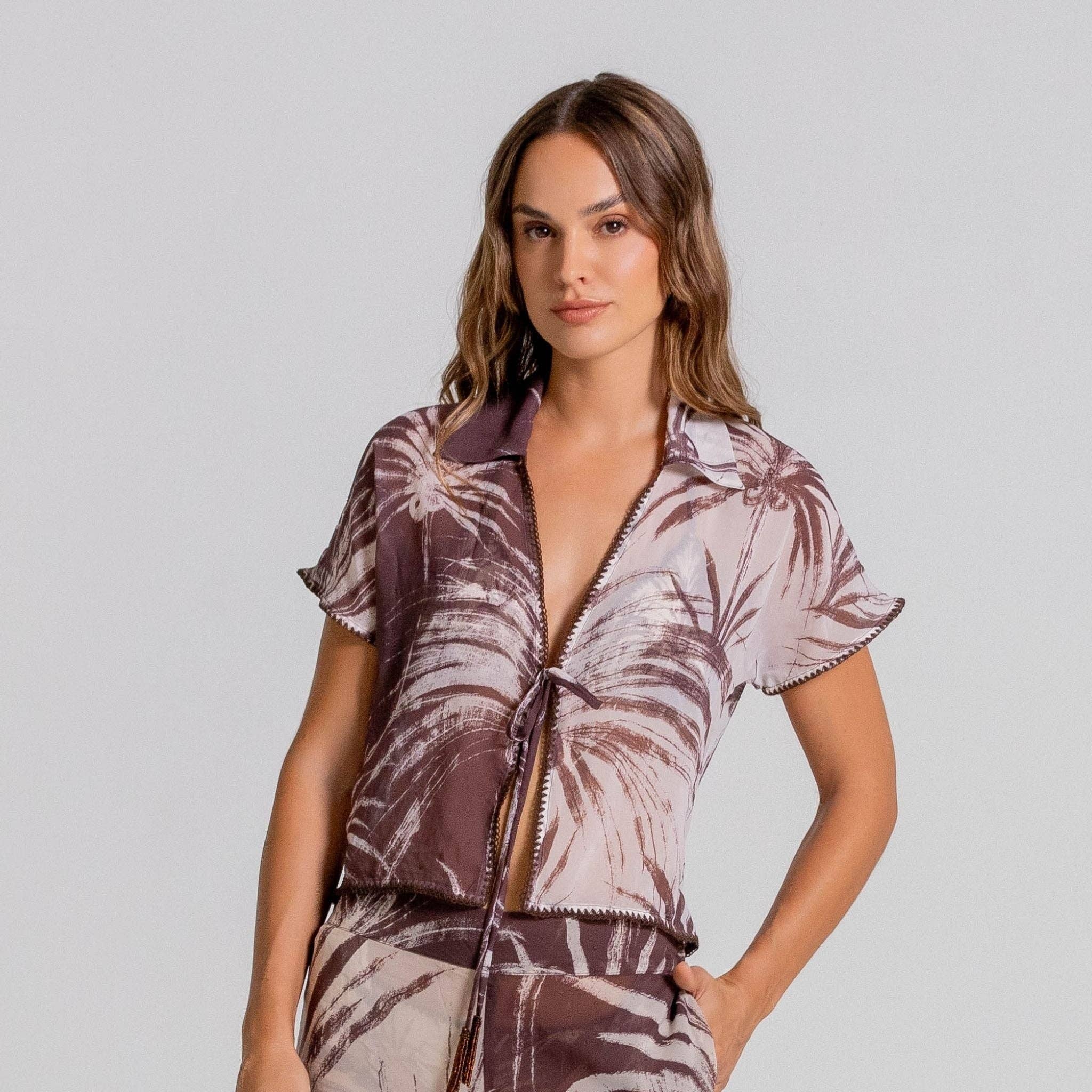 Cosita Linda Palm Breeze Relaxed Shirt
