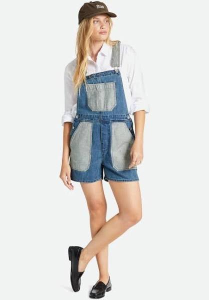 Brixton Brixton Costa Two - Tone Denim Short Overall Endless Waves