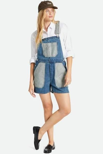 Costa Two - Tone Denim Short Overall - Final Sale - Endless Waves