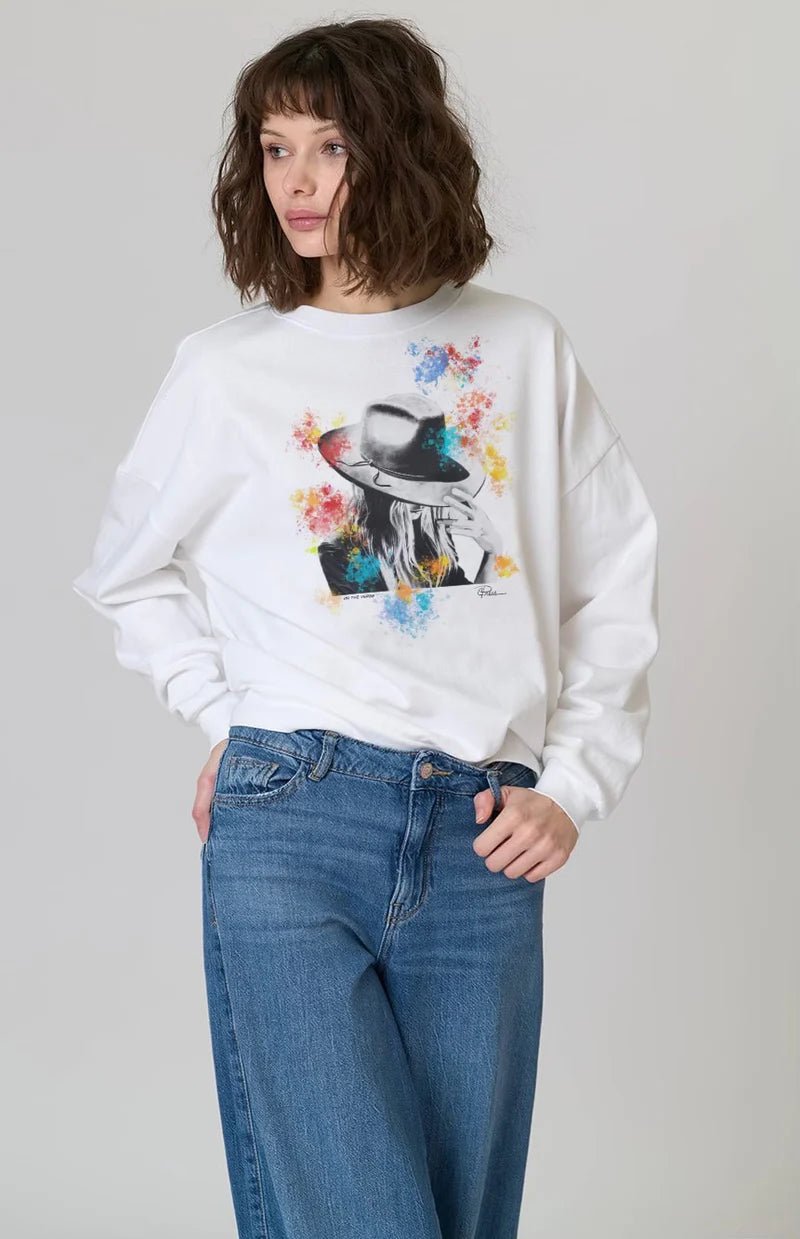 CPRESS Studio On The Verge Cozy Sweatshirt - Endless Waves