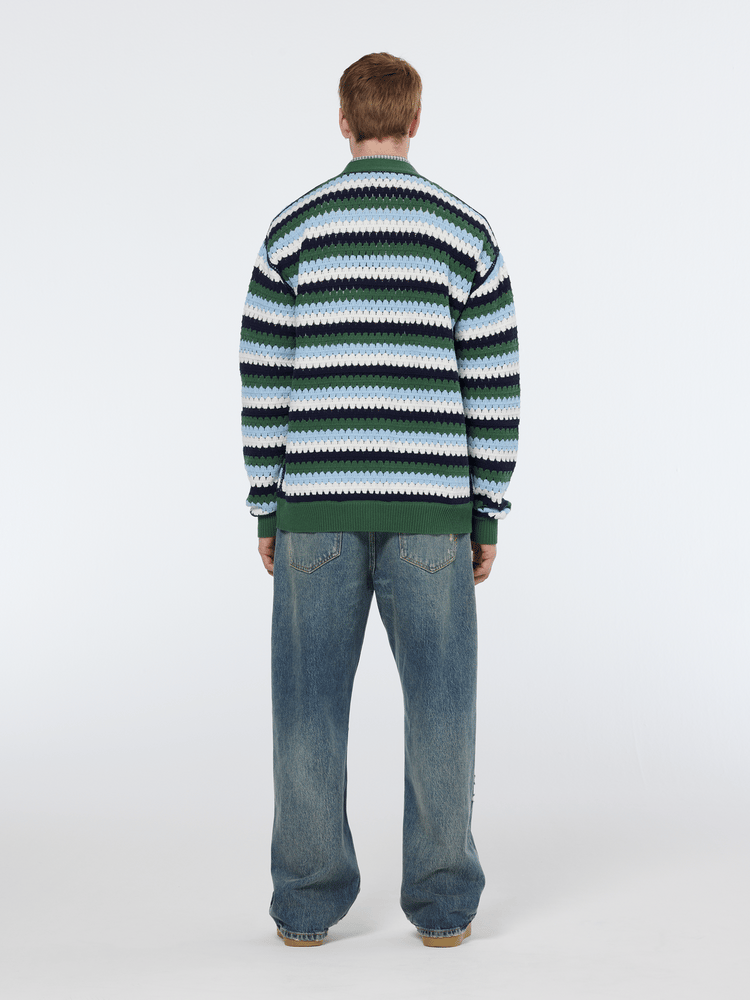 Scotch & Soda Scotch & Soda Crochet Drop Shoulder Cardigano Endless Waves