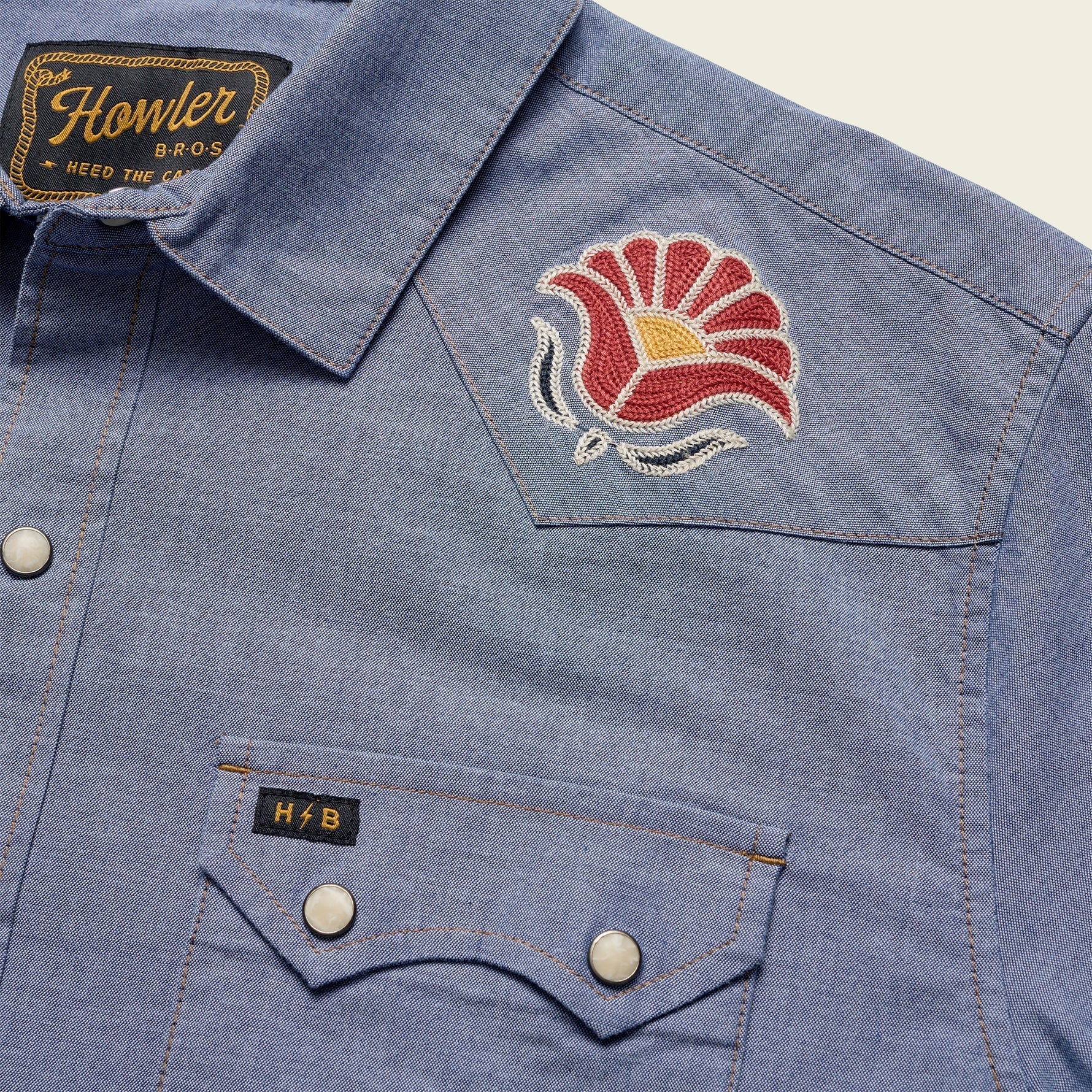 Howler Bros Howler Bros Crosscut Deluxe Snapshirt Endless Waves