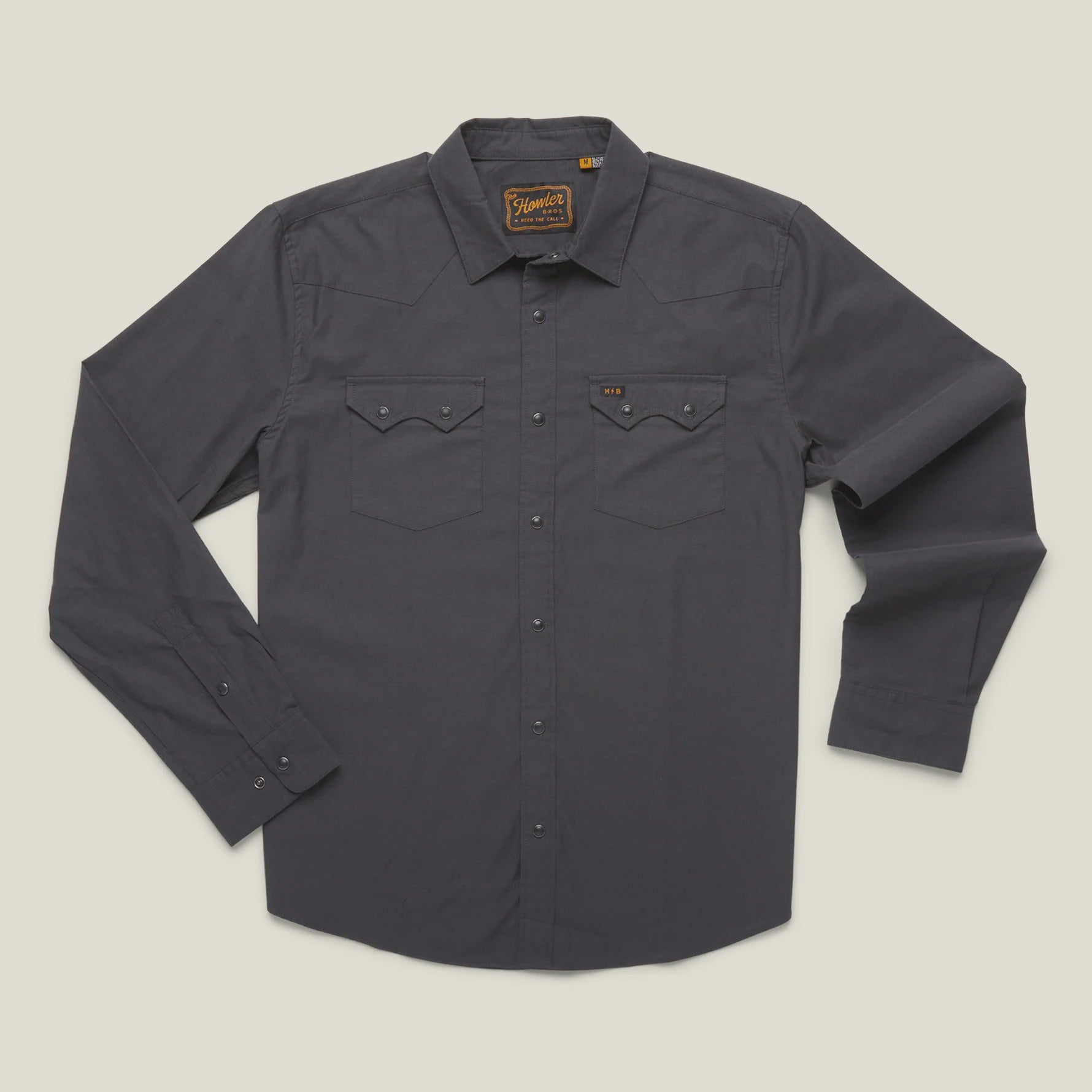 Howler Bros Howler Bros Crosscut Snapshirt in Midnight Chambray Endless Waves