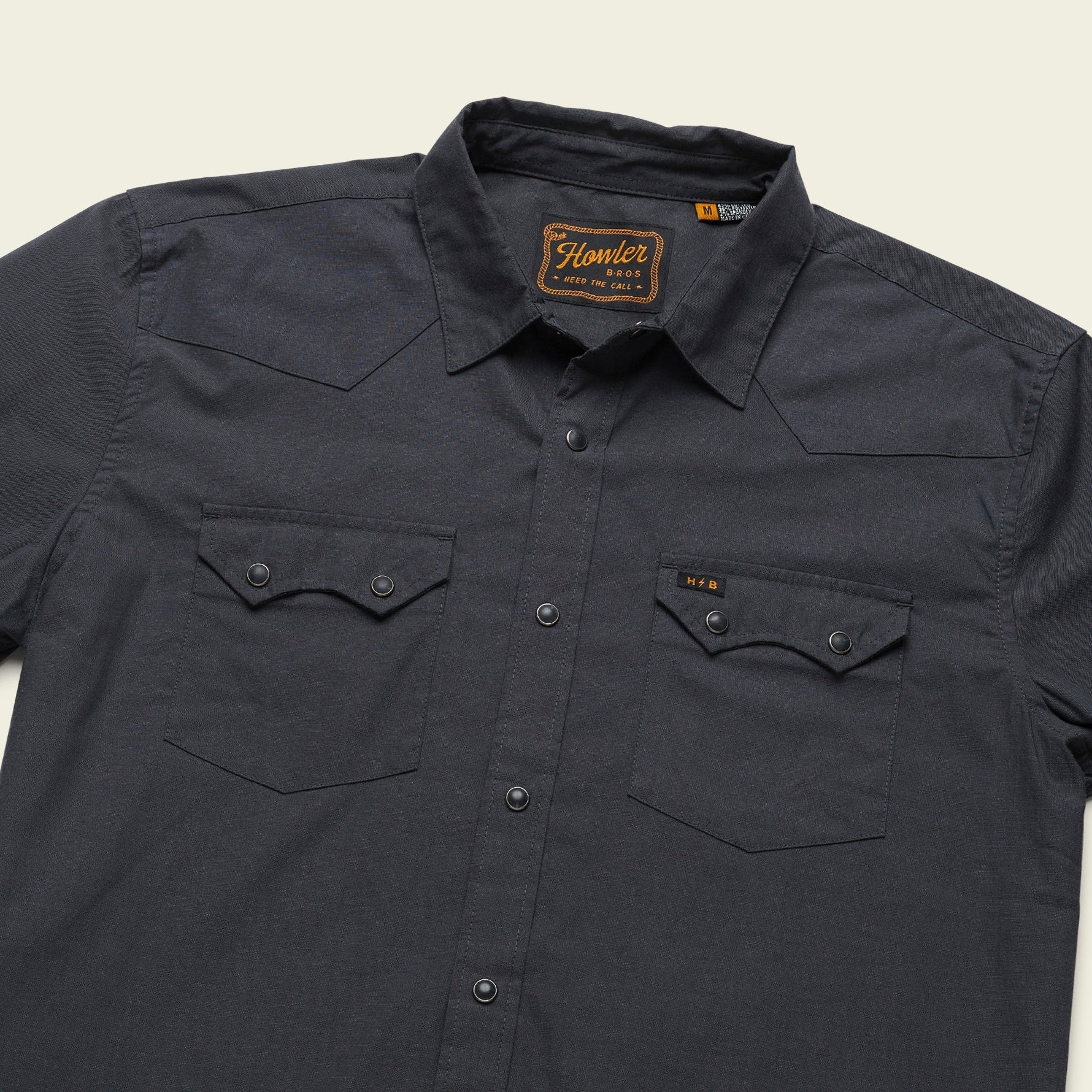 Howler Bros Howler Bros Crosscut Snapshirt in Midnight Chambray Endless Waves