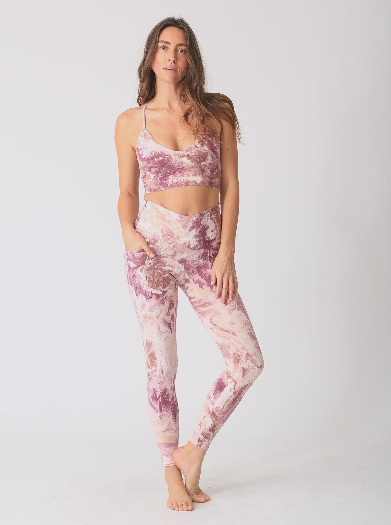 Electric & Rose Electric & Rose Crossover Legging Endless Waves