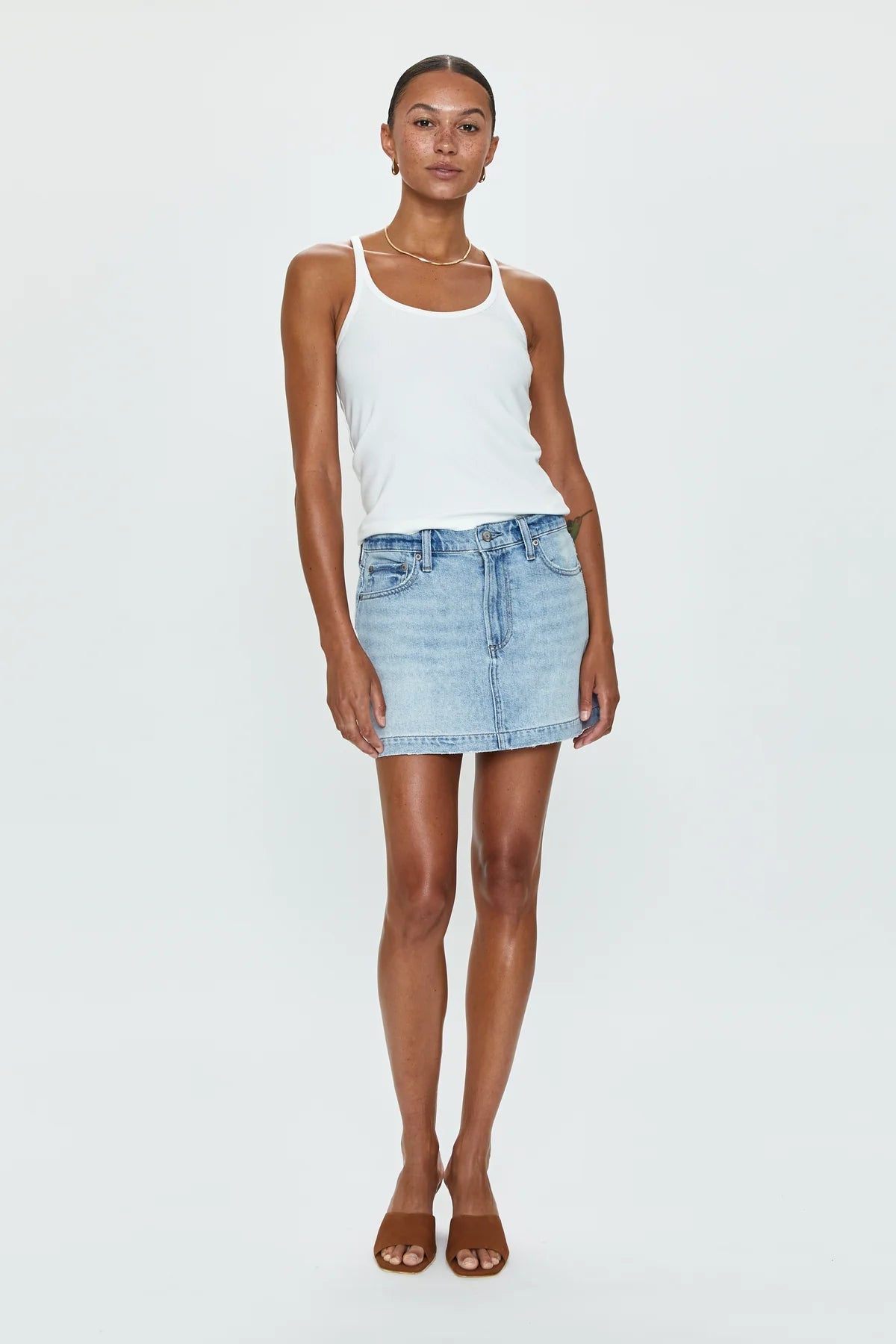 Daisy Low Slung Mini Skirt - Endless Waves