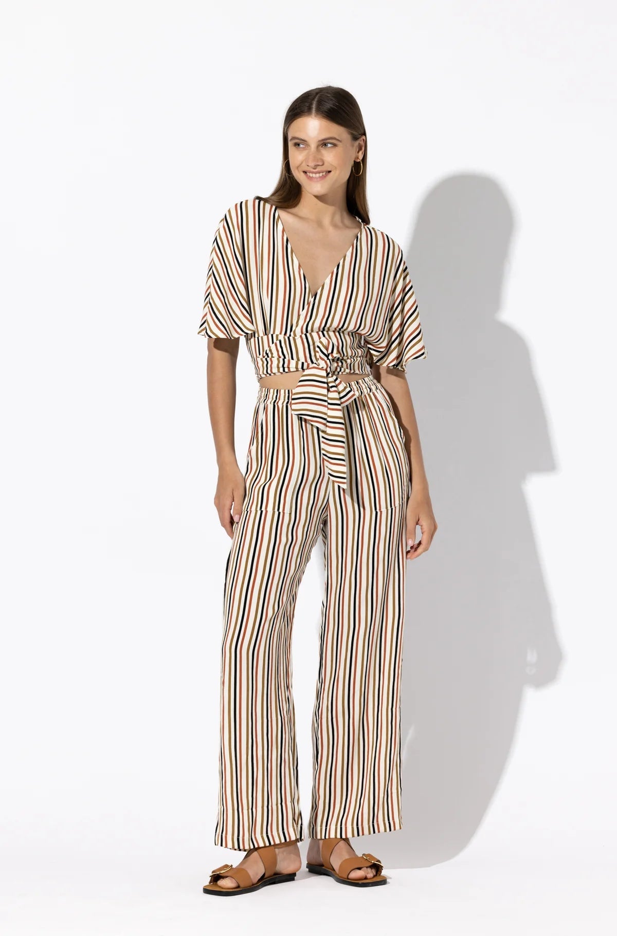 Lusana Lusana Dale Crepe Wide Leg Pant Endless Waves