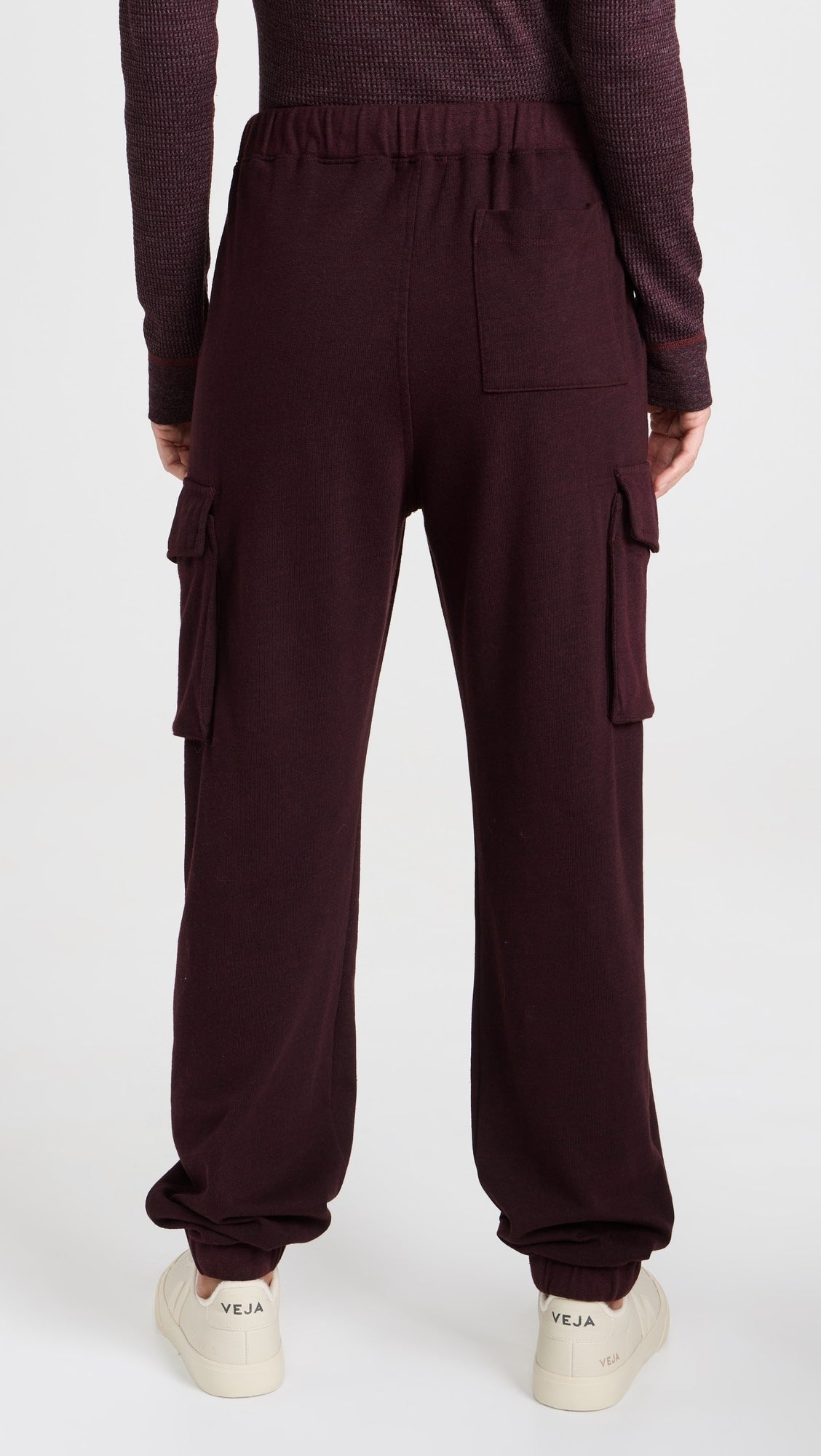 Monrow MONROW Dark Heather Fleece Utility Pants Endless Waves