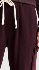 MONROW Dark Heather Fleece Utility Pants Endless Waves
