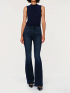 DL1961 Bridget Boot High Rise Instasculpt Jeans - Dark Indigo