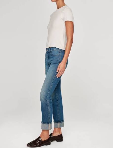 DL1961 DL1961 Mara Straight Mid Rise Instascuplt Ankle Jeans Endless Waves