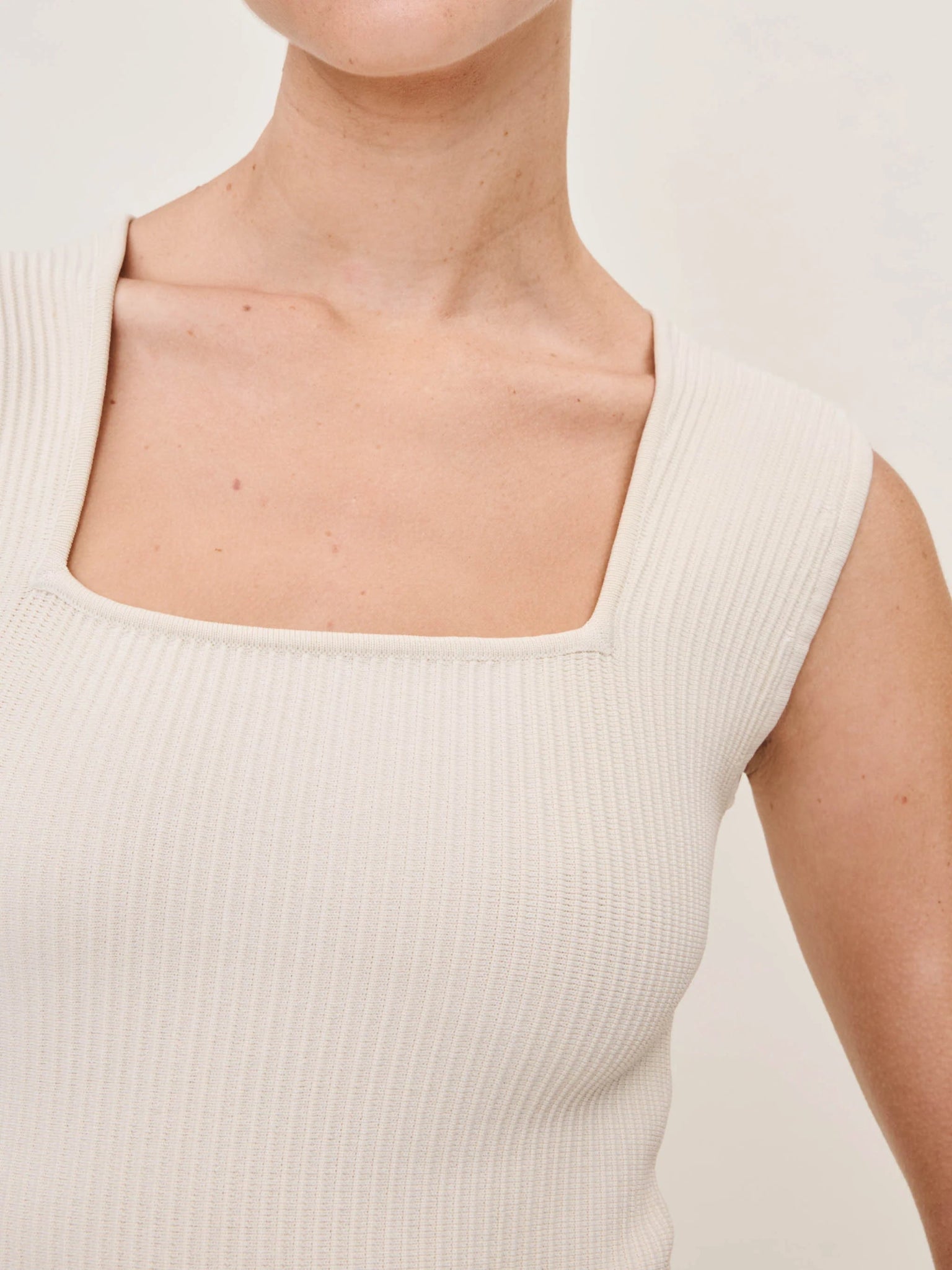 DL1961 DL1961 Square Neck Top Instasculpt™ Rib Endless Waves