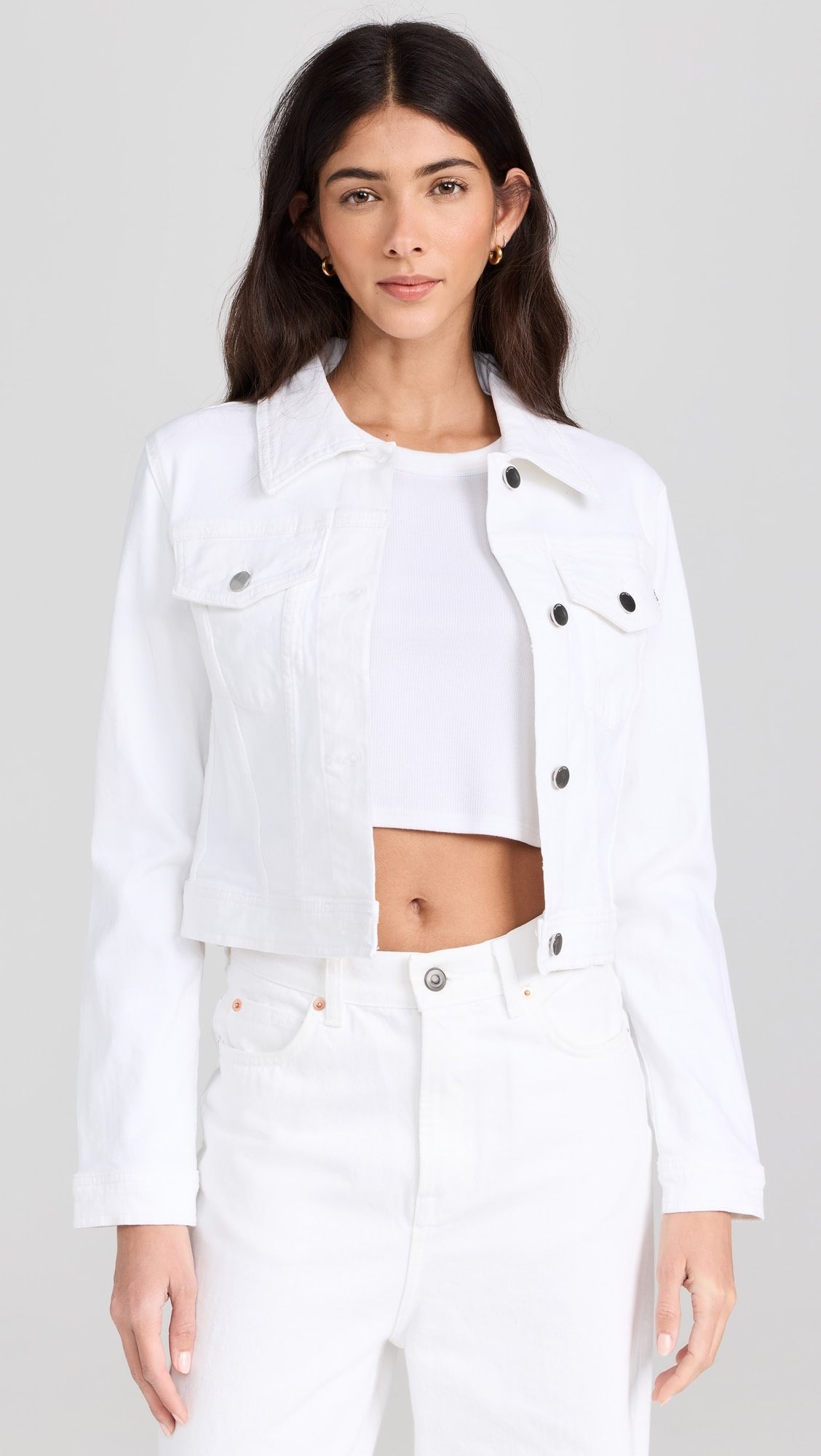 DL1961 Vika Denim Jacket in White