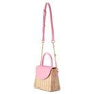 Donna Straw Top Handle Bag - Endless Waves