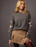 Dove 100% Cashmere Sweater - Endless Waves