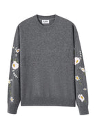 Dove 100% Cashmere Sweater - Endless Waves