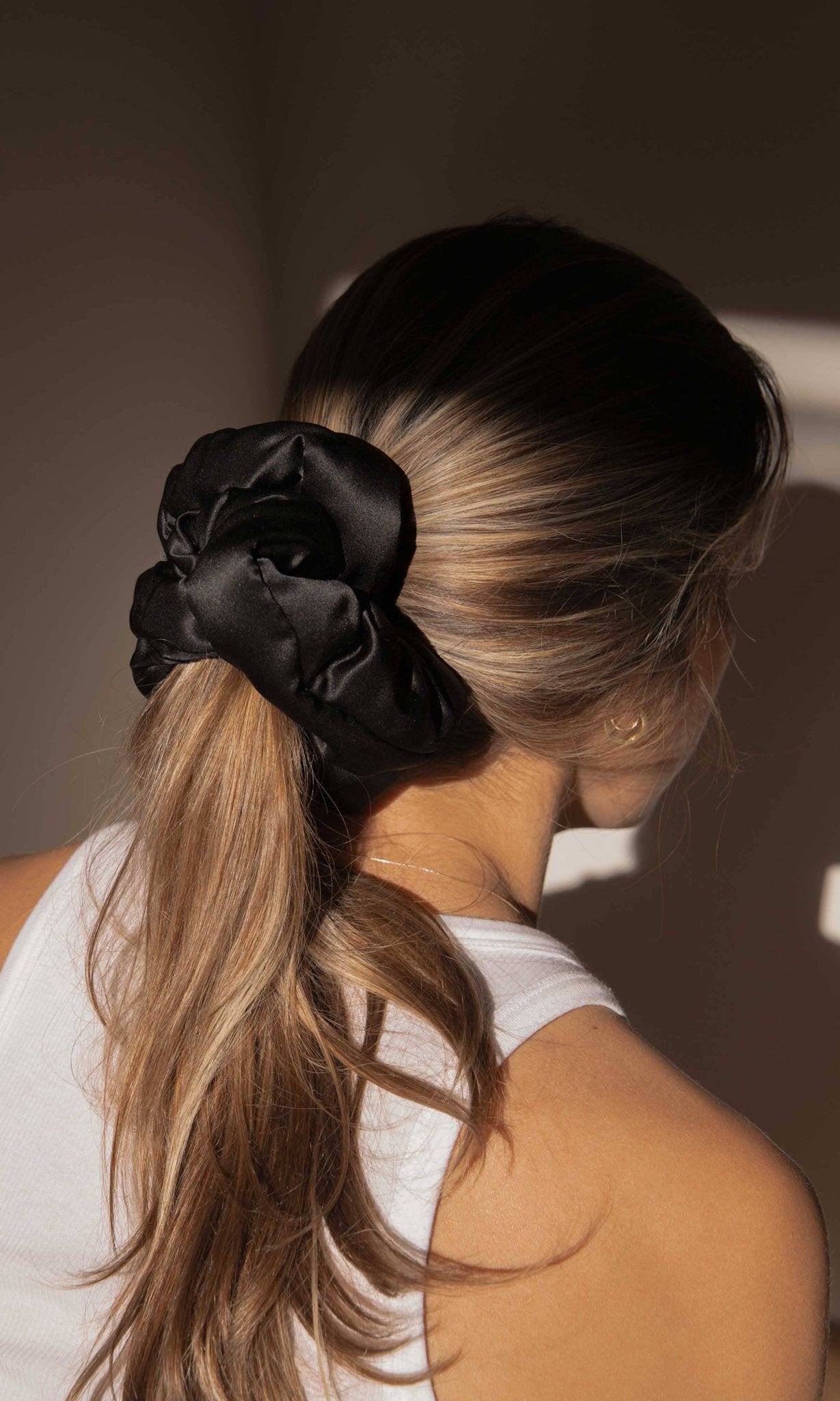 Drowsy Black Jade Padded Scrunchie