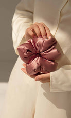 Drowsy Damask Rose Padded Scrunchie