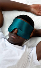 Drowsy Green Sapphire Silk Sleep Mask