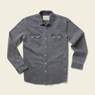 Dust Up Denim Snapshirt - Endless Waves