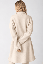 Rear view of Electric & Rose Nora Jacket in oatmeal fleece - Endless Waves Boutique