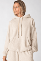 Electric & Rose Oatmeal Taylor Hoodie on Model Endless Waves Boutique