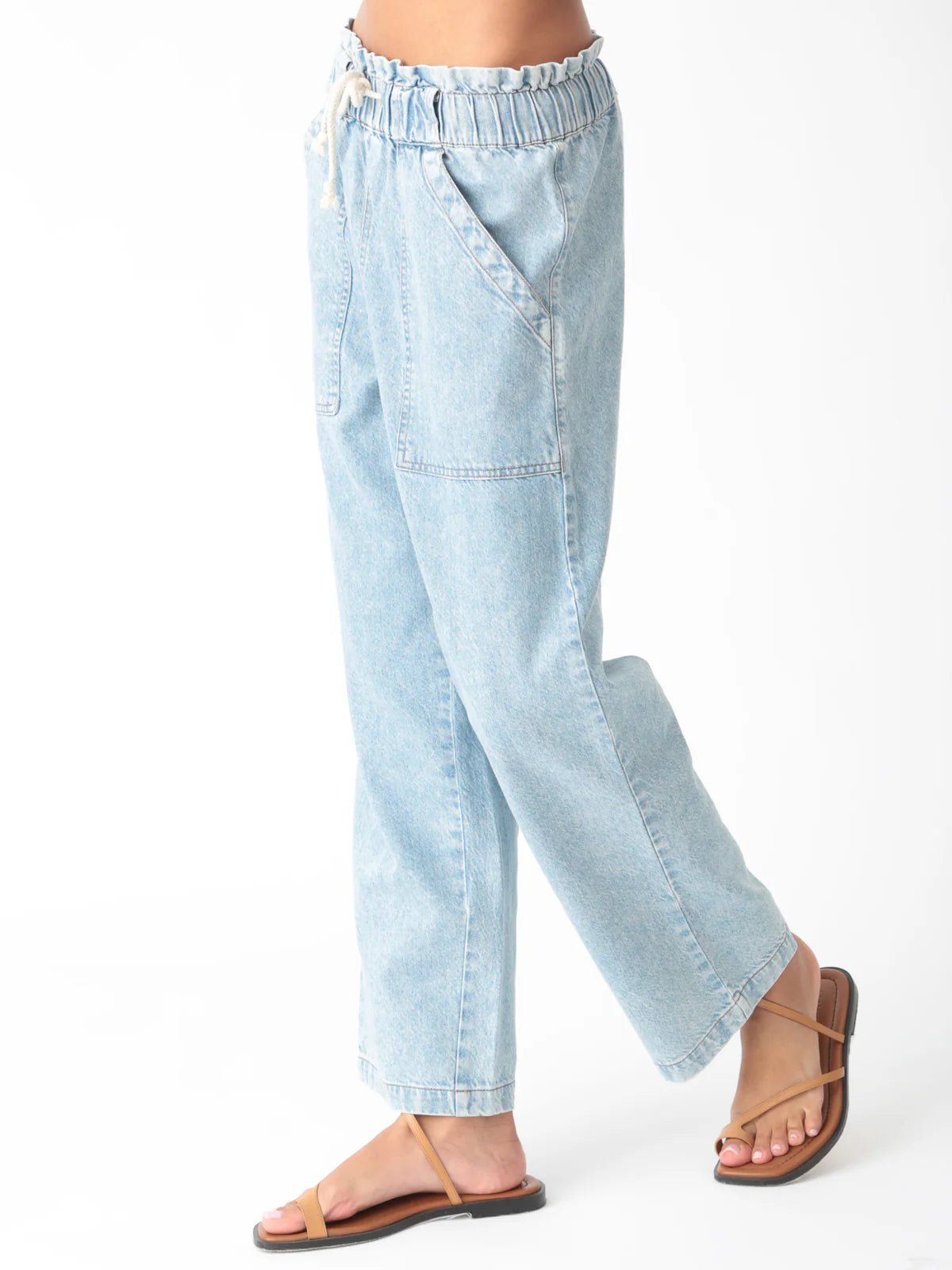 Electric & Rose Electric & Rose Denim Easy Pant Endless Waves