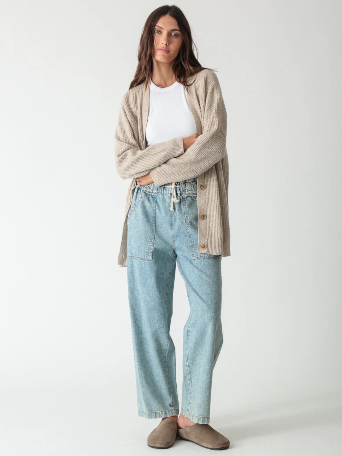 Electric & Rose Electric & Rose Denim Easy Pant Endless Waves