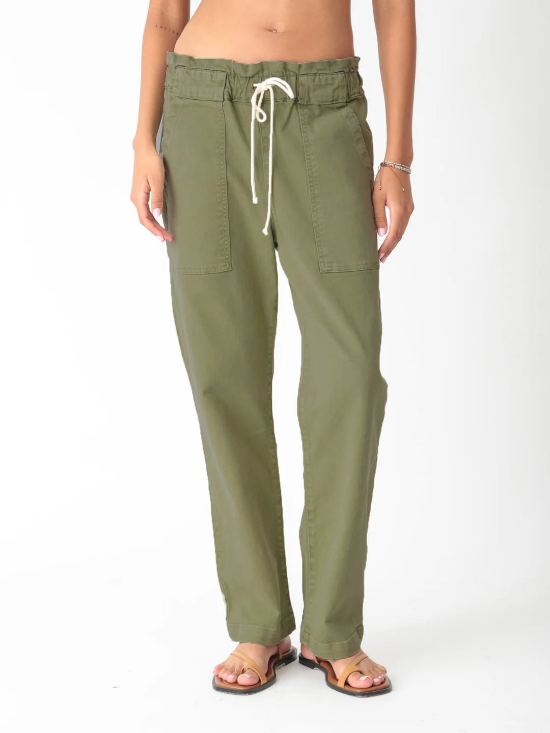 Electric & Rose Electric & Rose Easy Pant Olive Endless Waves