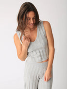 Electric & Rose Electric & Rose Monteray Ribbed Knit Top Endless Waves