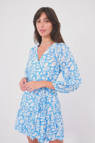 Elena Ruffle Dress - Endless Waves