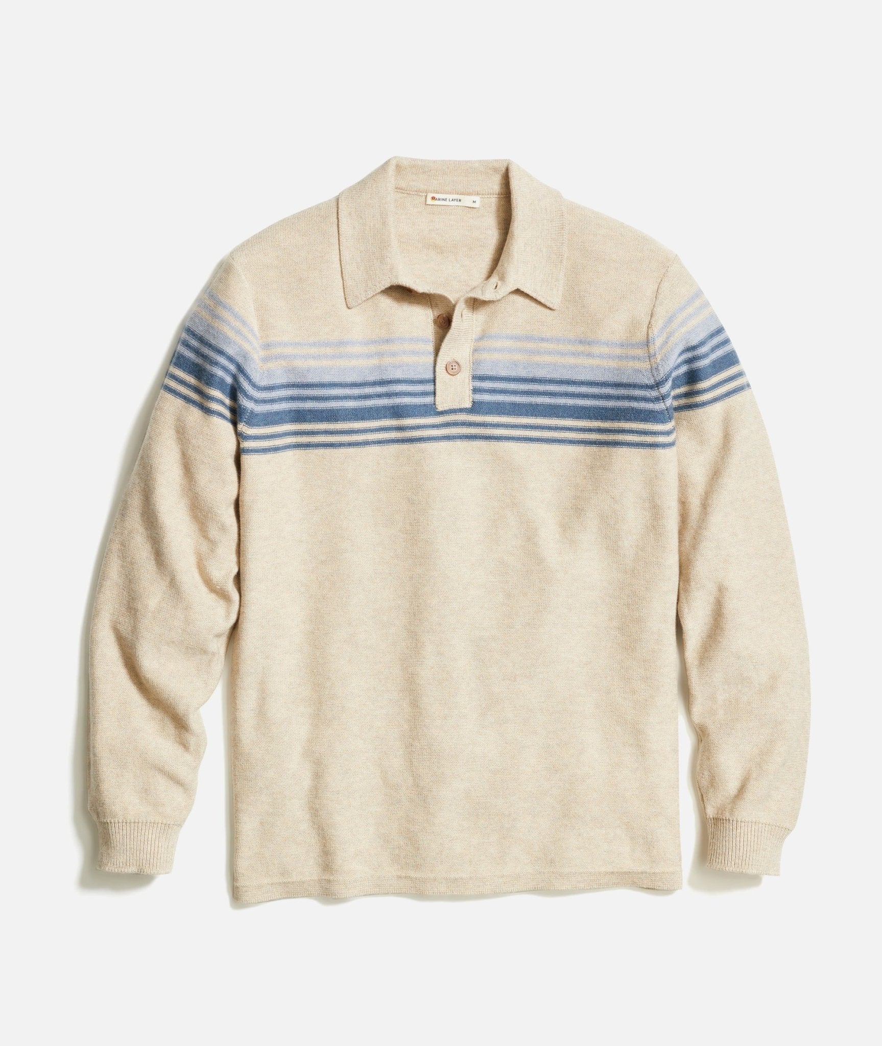 Marine Layer Marine Layer Elias Sweater Polo Endless Waves