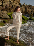 Elin Pant - Cozy Oatmeal Fleece - Endless Waves